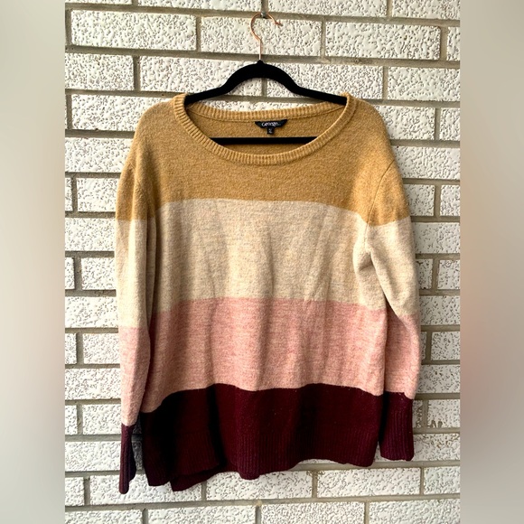 Block Stripes Sweater - Picture 1 of 5